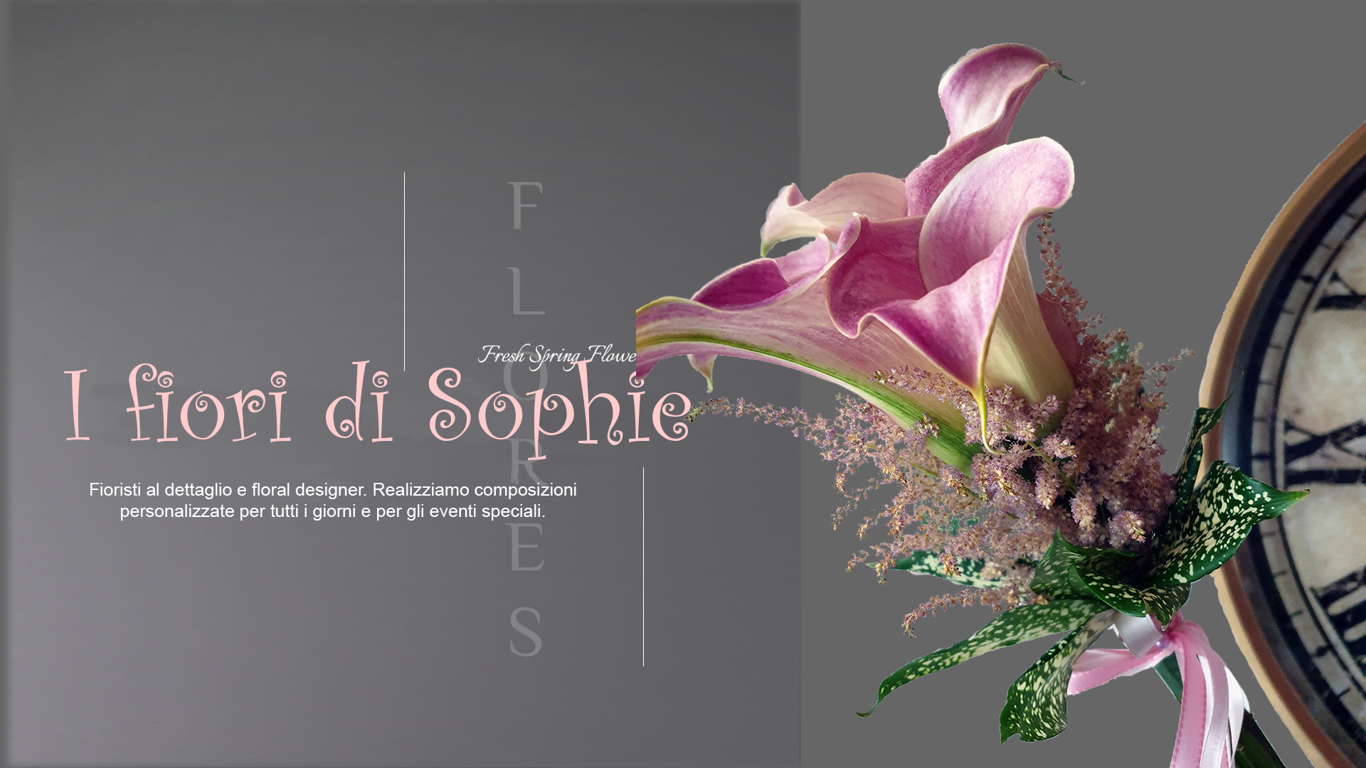 Dettaglio decorazione floreale elegante